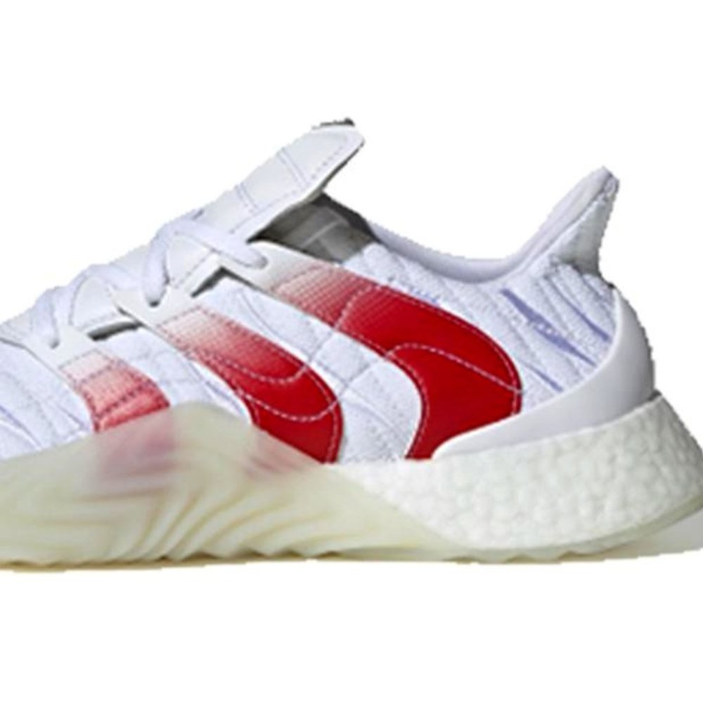 NEW Adidas SOBAKOV BOOST Men’s Sneakers Shoes EE5631 White/Scarlet Size 6